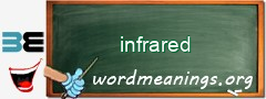 WordMeaning blackboard for infrared